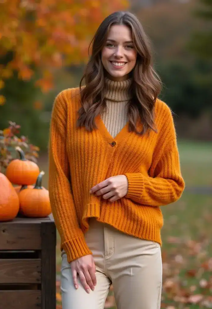 12 Herbst Farben, Die Dein Outfit 2025 Aufpeppen Werden! - 1. Kürbisorange