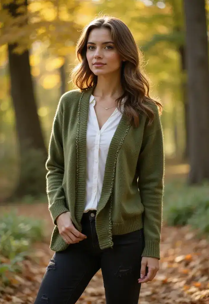 12 Herbst Farben, Die Dein Outfit 2025 Aufpeppen Werden! - 3. Moosgrün