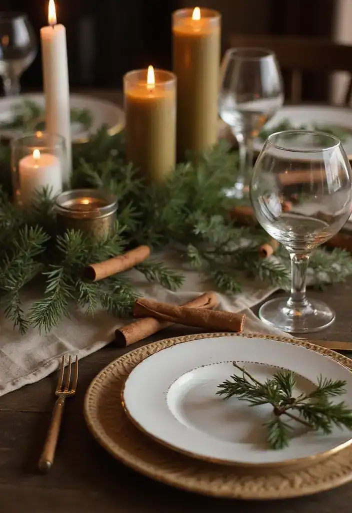 14 Gemütliche Bastelideen für Winterabende, die deine Stimmung heben! - 5. Winterliche Tischdeko basteln
