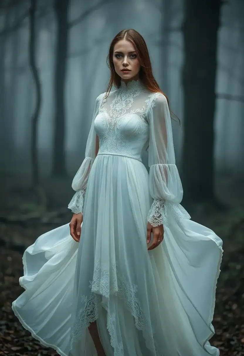 14 Halloween Makeup Ideas for 2025 That Will Make You the Star of the Night! - 10. Haunted Ghost