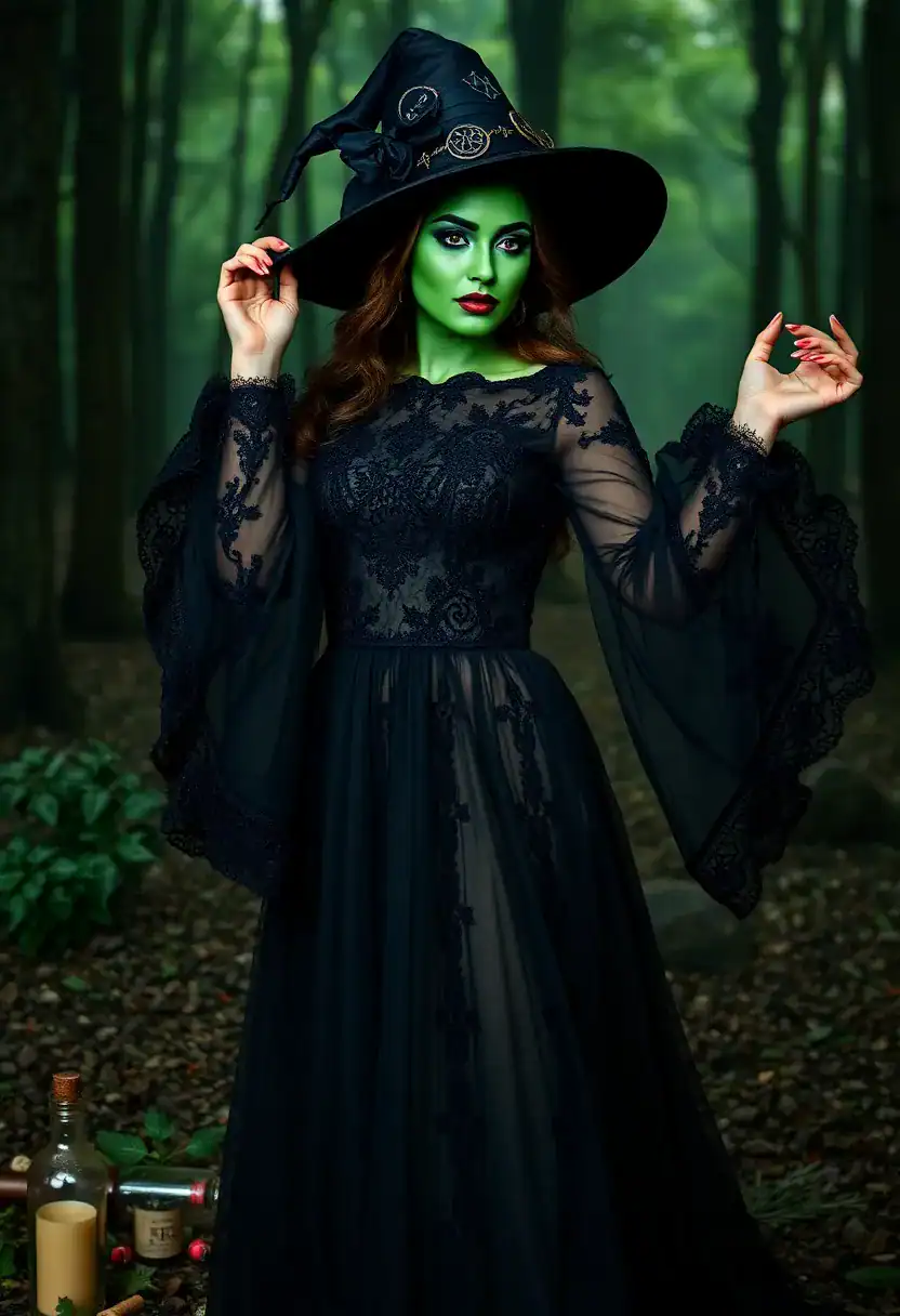 14 Halloween Makeup Ideas for 2025 That Will Make You the Star of the Night! - 11. Wicked Witch