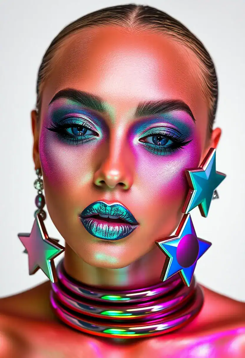 14 Halloween Makeup Ideas for 2025 That Will Make You the Star of the Night! - 14. Alien Invasion