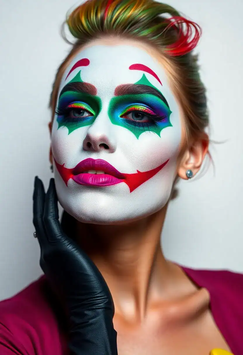 14 Halloween Makeup Ideas for 2025 That Will Make You the Star of the Night! - 9. Electric Joker