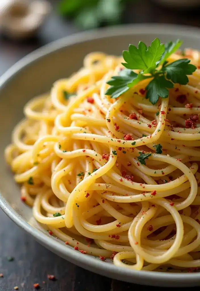 14 Schnelle Abendessen, die Ihre Familie Begeistern Werden! - 3. Spaghetti Aglio e Olio