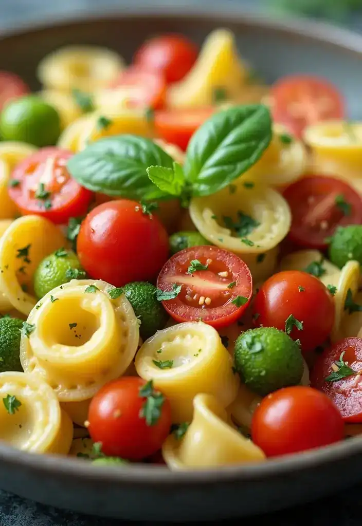 14 Schnelle Abendessen, die Ihre Familie Begeistern Werden! - 5. Tortellini-Salat