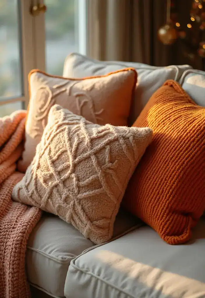 15 Fall Crafts That’ll Transform Your Home Into an Autumn Wonderland (You Won't Believe #10!) - 15. Autumn-Inspired Throw Pillows