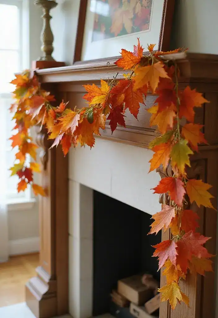 15 Fall Crafts That’ll Transform Your Home Into an Autumn Wonderland (You Won't Believe #10!) - 4. Leaf Garland