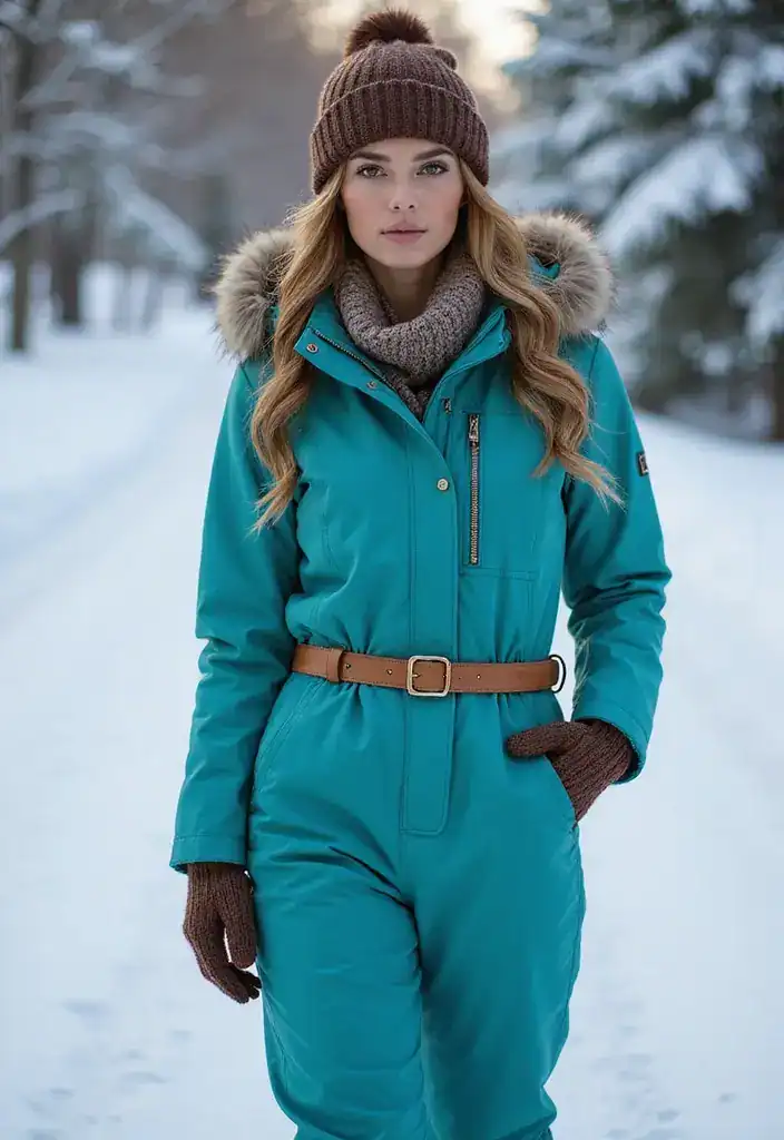 15 Winteroutfits, die dich stylisch warm halten - 8. Stylish in einem Winteroverall