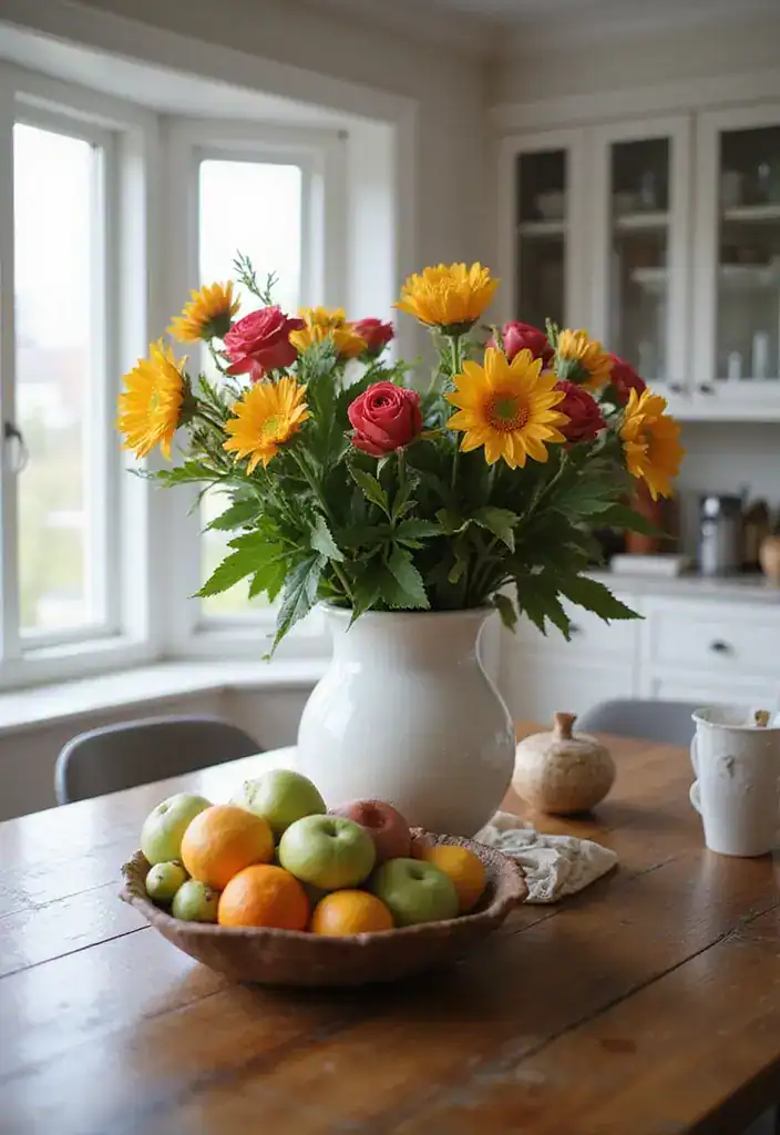 16 Kitchen Decor Tricks That Will Transform Your Space in Minutes! - 13. Magnificent Centerpiece