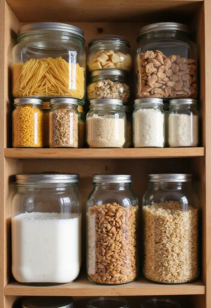 16 Kitchen Decor Tricks That Will Transform Your Space in Minutes! - 2. Organize with Clear Containers