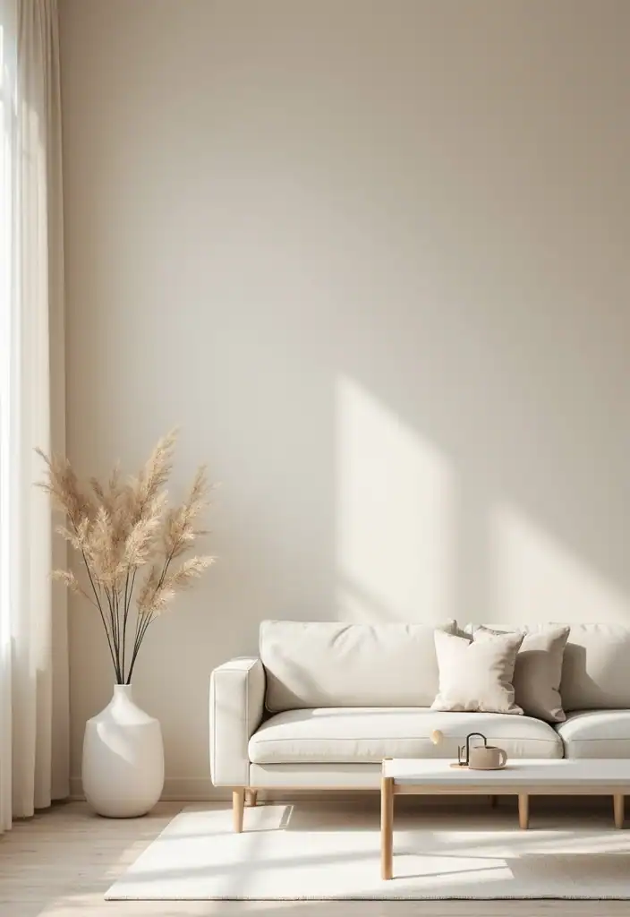 16 Minimalist Living Room Ideas That Will Clear Your Mind and Clutter! - 1. Embrace Neutral Color Palettes