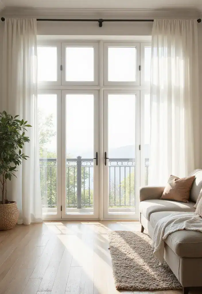 16 Minimalist Living Room Ideas That Will Clear Your Mind and Clutter! - 3. Let Natural Light Flow
