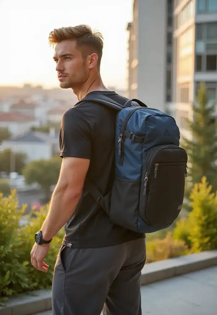 20 Coole Streetwear-Stile, die deinen Look sofort aufpeppen! - 17. Sportliche Rucksäcke – Funktional und stylisch