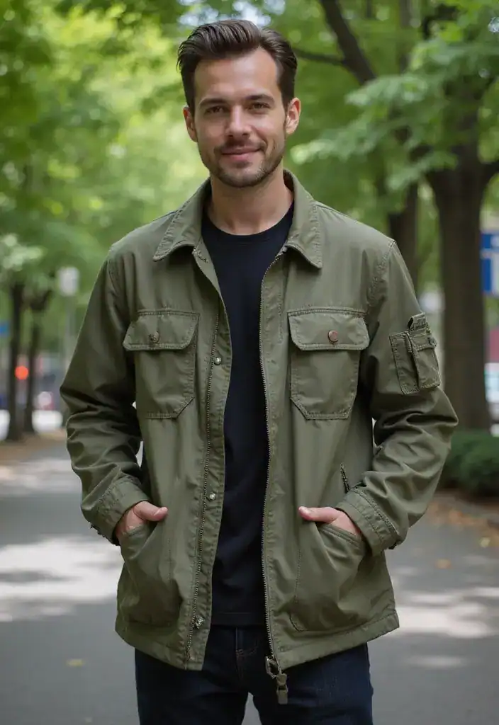 20 Coole Streetwear-Stile, die deinen Look sofort aufpeppen! - 4. Utility-Jacken – Funktion trifft Fashion