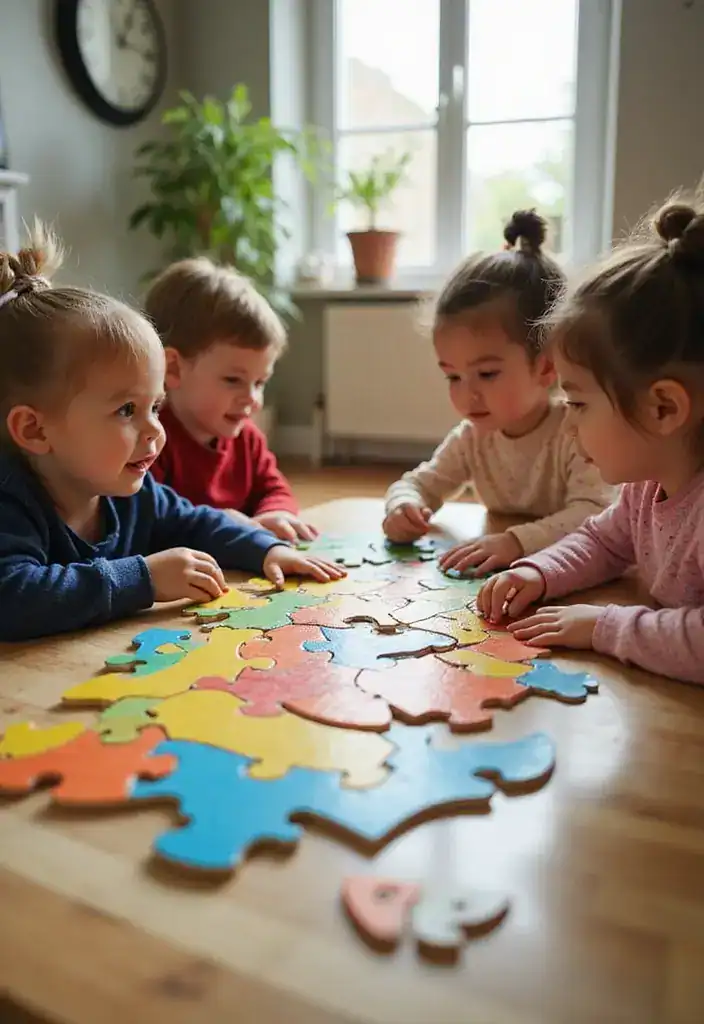 20 Einfache Holz Bastelprojekte, die Du noch Heute Ausprobieren musst! - 17. Holz-Puzzle