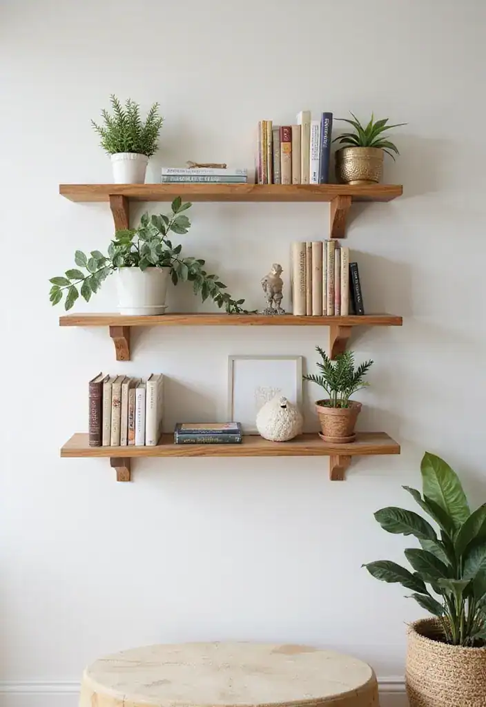 20 Einfache Holz Bastelprojekte, die Du noch Heute Ausprobieren musst! - 3. DIY Holzregal