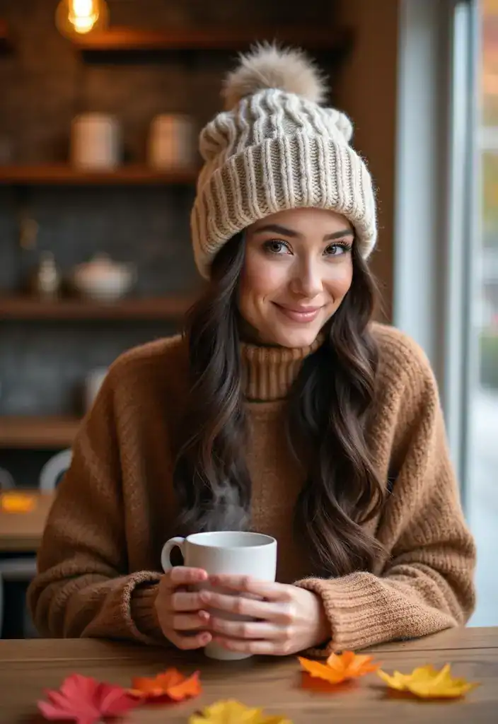 20 Trendy Fall Accessories for 2025 That’ll Take Your Outfit to the Next Level! - 3. Chunky Cable Knit Beanies
