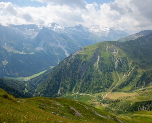 Berge in den Hintertuxer Alpen
