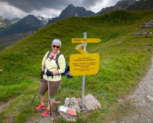Wanderer in Tirol