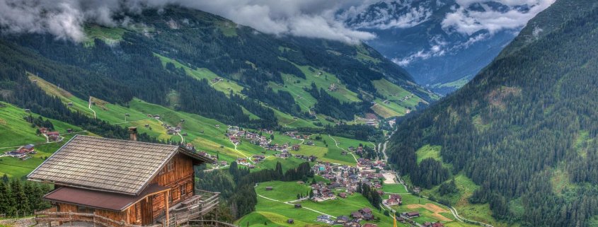 Blick auf Vorderlanersbach