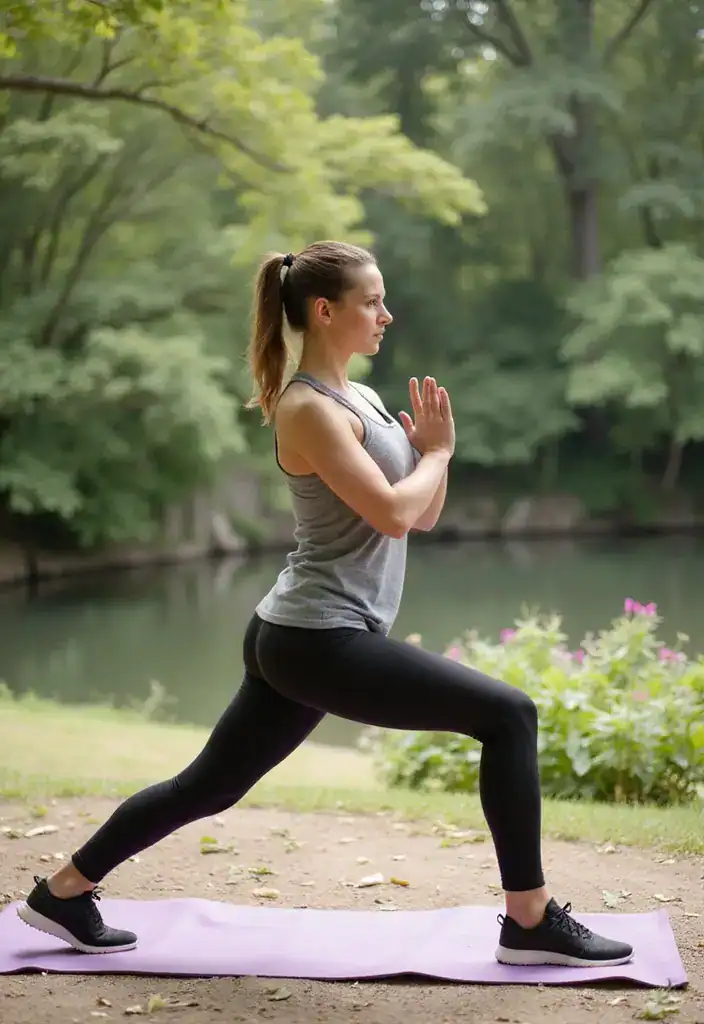 21 HIIT zuhause Workouts, Die Deinen Stoffwechsel Anheizen! - 9. Lunges mit einem Twist