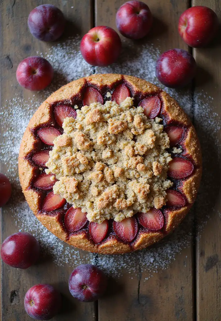 5 Blitzschnelle Pflaumenkuchen Rezepte, die du in 30 Minuten Backen Kannst! - 1. Schneller Pflaumen-Streuselkuchen