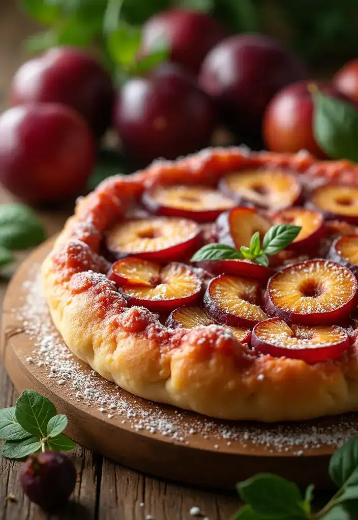 5 Blitzschnelle Pflaumenkuchen Rezepte, die du in 30 Minuten Backen Kannst! - 5. Schnelle Pflaumenkuchen-Pizza