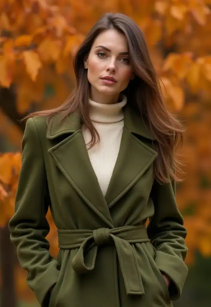 8 Trendige Farben für Mäntel, die Du Diese Saison Tragen Musst (Achtung: Nr. 2 ist ein Hingucker!) - 1. Elegantes Olivgrün