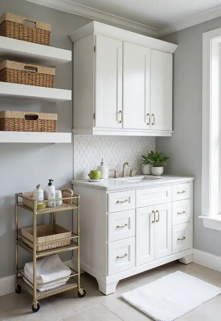How to Maximize Space: Creative Storage Solutions for Every Room - 5. Chic Bathroom Storage