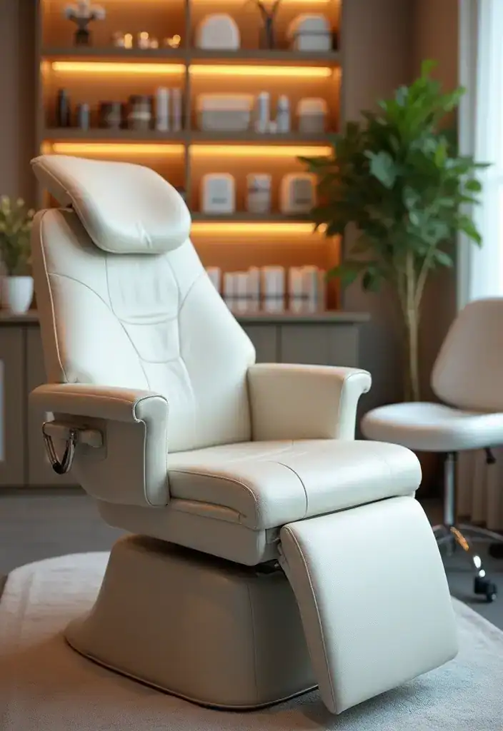 Möbel die du für Dein Traum-Kosmetikstudio benötigst - 1. Bequeme Behandlungsstühle