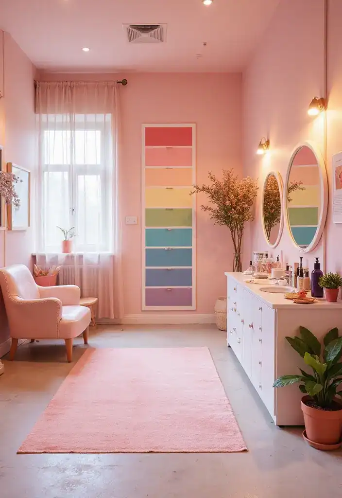 Möbel die du für Dein Traum-Kosmetikstudio benötigst - 10. Inspirierende Farbauswahl