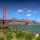 San Fransisco - Golden Gate Bridge im Sonnenschein