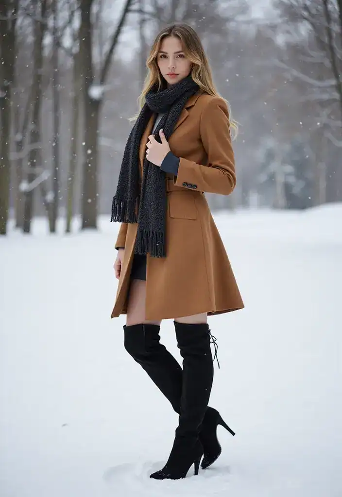 Unlock 15 Cozy Winter Looks That Prove Layering Can Be Chic! - 11. Statement Footwear