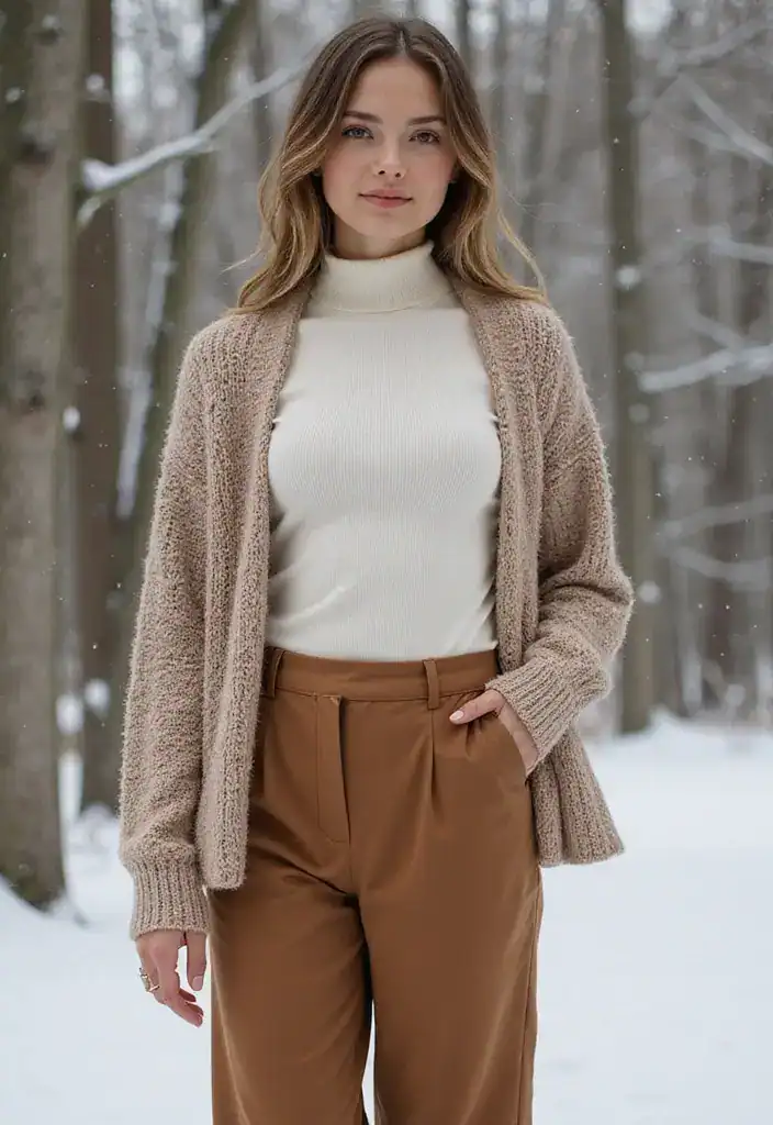 Unlock 15 Cozy Winter Looks That Prove Layering Can Be Chic! - 5. Cardigans over Everything