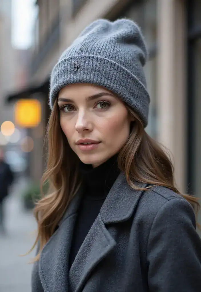 Wie Du Die Perfekten Farben für Deine Winter Mützen 2023 Wählst - 18. Graue Nuancen: Für einen coolen, urbanen Look
