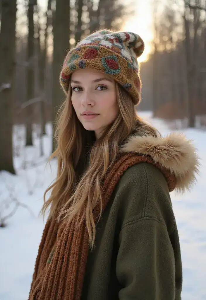Wie Du Die Perfekten Farben für Deine Winter Mützen 2023 Wählst - 21. Inspiration aus der Natur: Farben und Muster