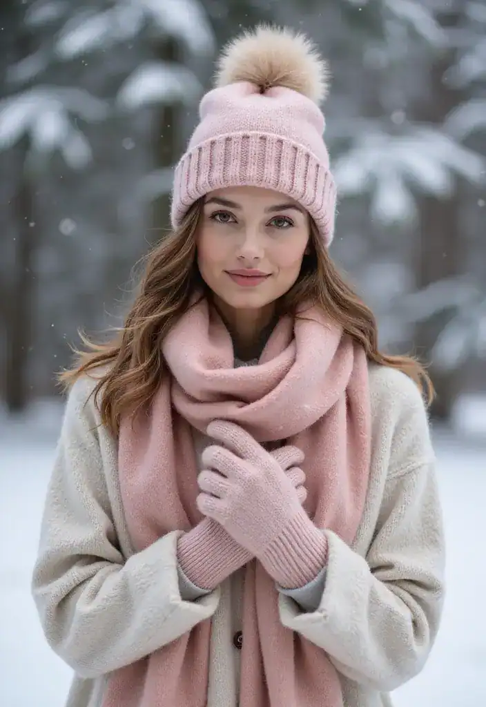 Wie Du Die Perfekten Farben für Deine Winter Mützen 2023 Wählst - 3. Sanftes Pastell: Die subtile Eleganz