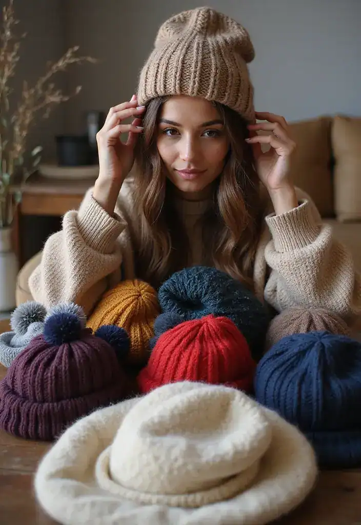 Wie Du Die Perfekten Farben für Deine Winter Mützen 2023 Wählst - 38. Deine Mützen Sammlung: Vielfalt im Schrank