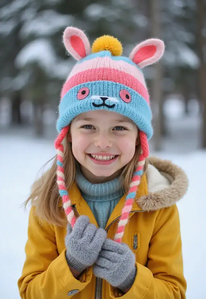 Wie Du Die Perfekten Farben für Deine Winter Mützen 2023 Wählst - 47. Mützen für Kinder: Farbenfrohe Optionen