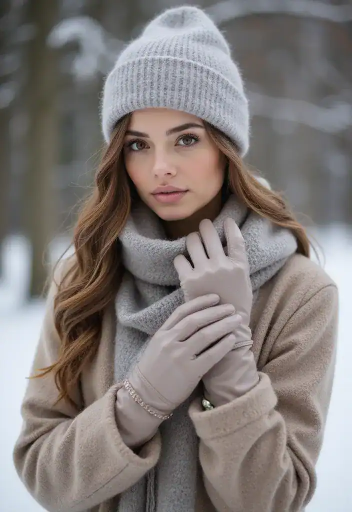 Wie Du Die Perfekten Farben für Deine Winter Mützen 2023 Wählst - 6. Neutrale Töne: Schlichte Eleganz