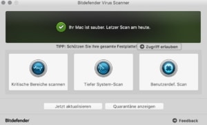 MAC Virenscanner bitdefender
